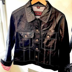 NWT🔥VINTAGE 🔥Leather 🔥jacket 🔥